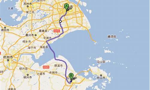 上海到宁波自驾路线图最新版_上海到宁波自驾路线图最新版高速